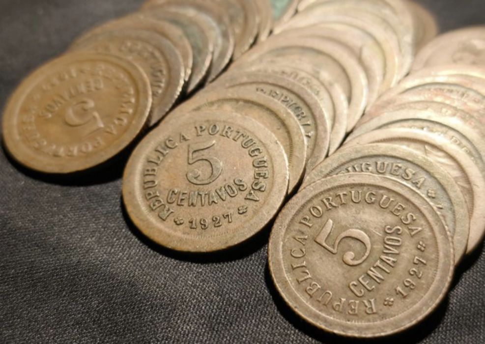 Lote de 30 moedas de 5 Centavos [1924 e 1927]