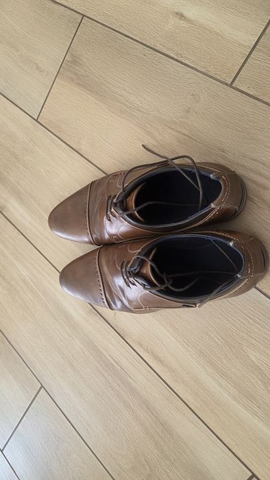 Buty pantofle Venice brązowe rozm. 44