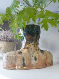 Osłonka ceramiczna , rzeźbione popiersie
