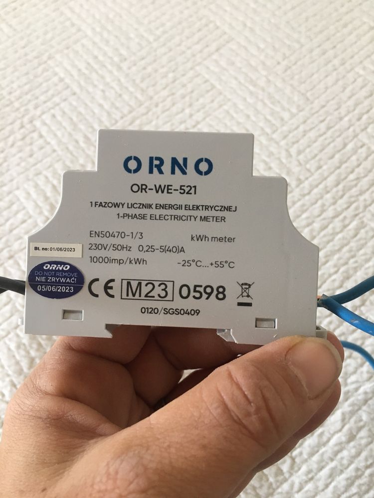 Contador de luz orno
