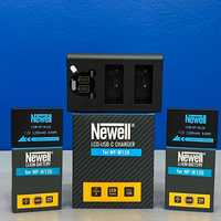 Carregador Duplo Newell + 2x Baterias Fujifilm NP-W126 (NOVO)