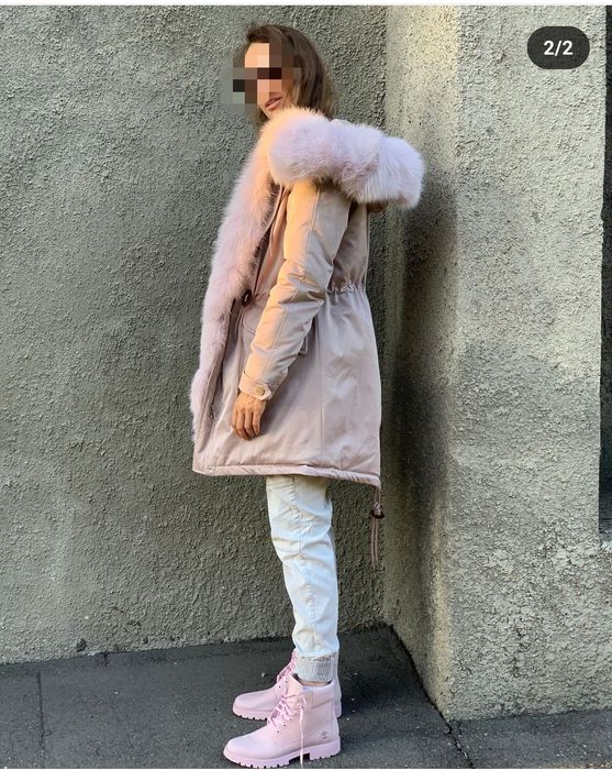 Жіноча парка на хутрі арктичної лисиці, S-M