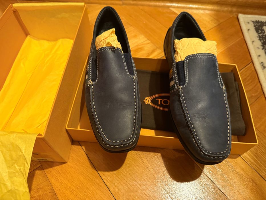 Granatowe Mokasyny Tod’s