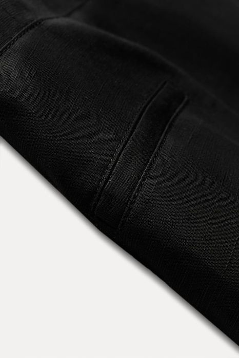 Брендова літня чорна сукня Zara ліоцел льон котон