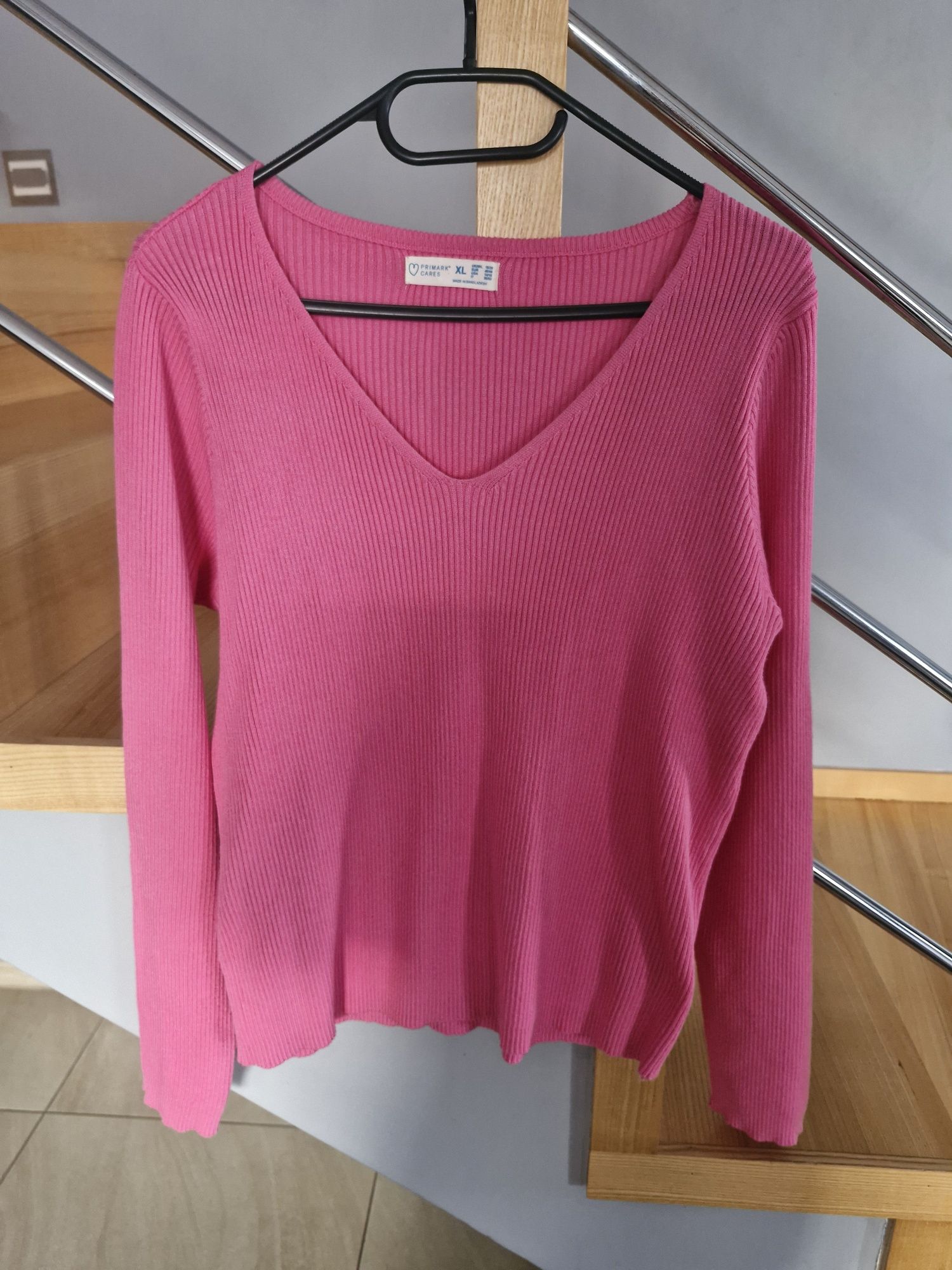 Sweterek prążkowany Primark XL
