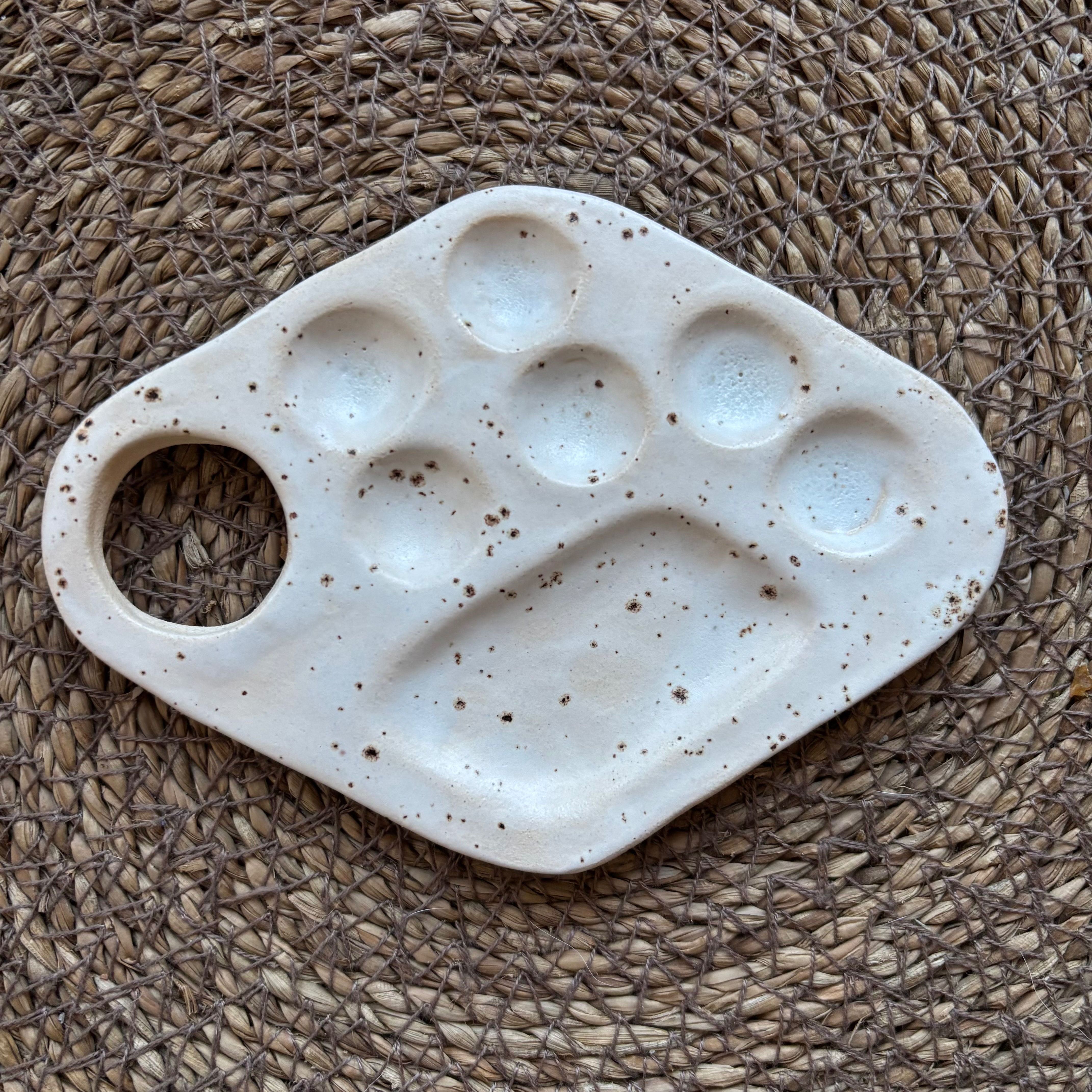 Paletka ceramiczna do farb RĘKODZIEŁO