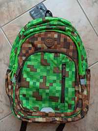 Plecak Minecraft szkolny Pixel coolpack 36x28x16 21l usztywniany nowy