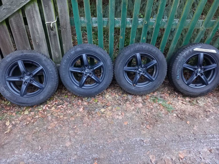 4szt 5x114,3x16 otwor72,szer 6.5j opony zima 215/65/16