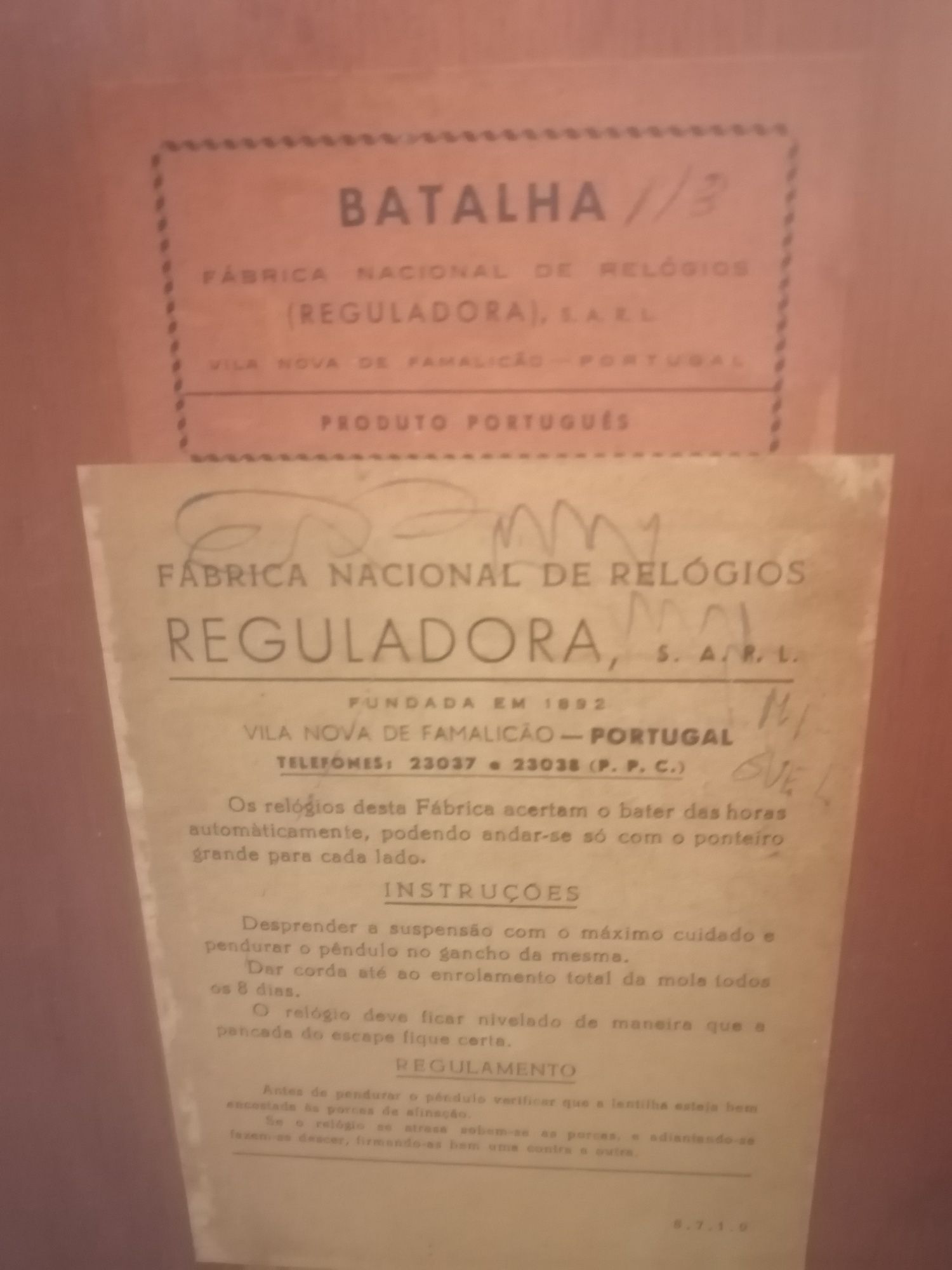 Relogio Antigo. Batalha. Preço Reduzido.