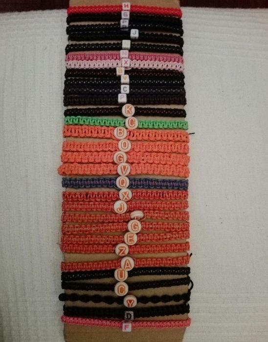 Pulseiras em Macramé