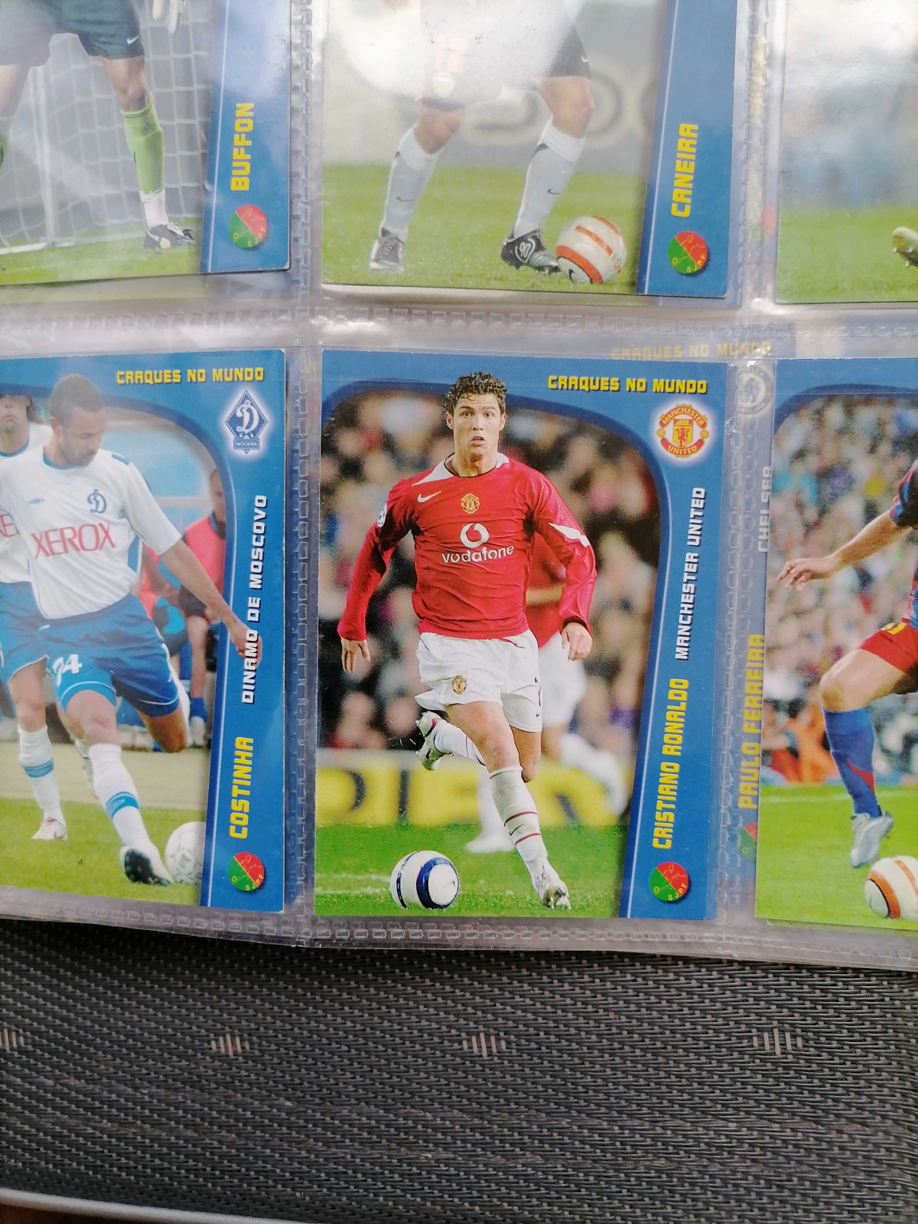 Mega Craques do Futebol Português 2006 Trading Cards Panini c/RONALDO