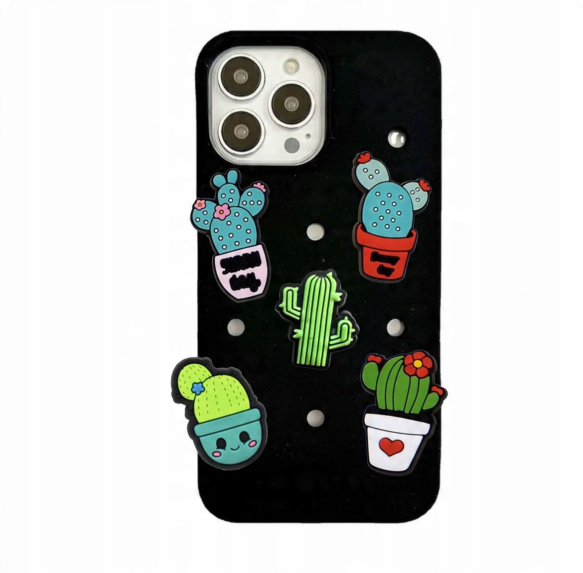 Przypinki do Crocs, Kaktusy, do butów, telefonu, torby zestaw 5 sztuk