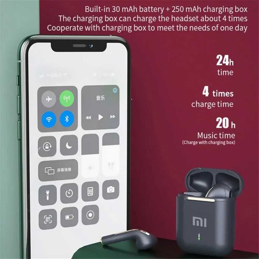 Безпровідні навушники Xiaomi Tws J18, Bluetooth для Android та IOS