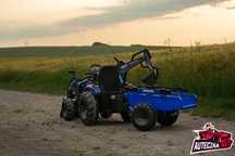 Wielki traktor koparka na akumulator sx2068 24V dla dzieci 720T