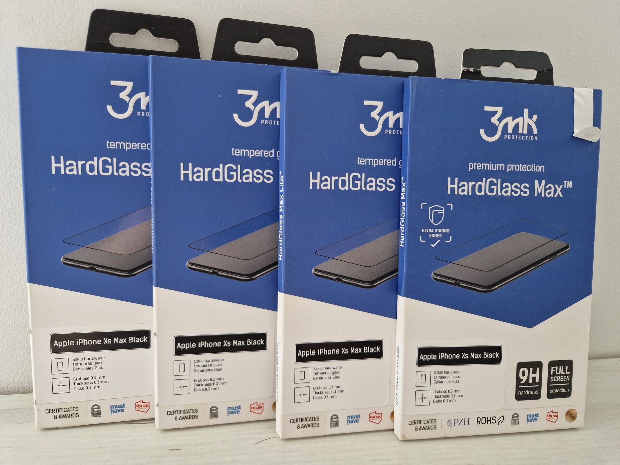 Hartowane szkło 3MK HardGlass Max do Iphone XS Max