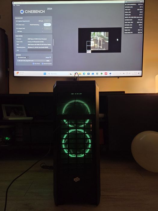 Zestaw: Ryzen 5600, b450, rx5600xt, 512gb nvme, 16gb ddr4 320Mhz, 600W