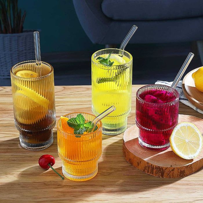 Nowy zestaw 6 szklanek / szklaneczki / literatki / 200ML / MUJUZE !