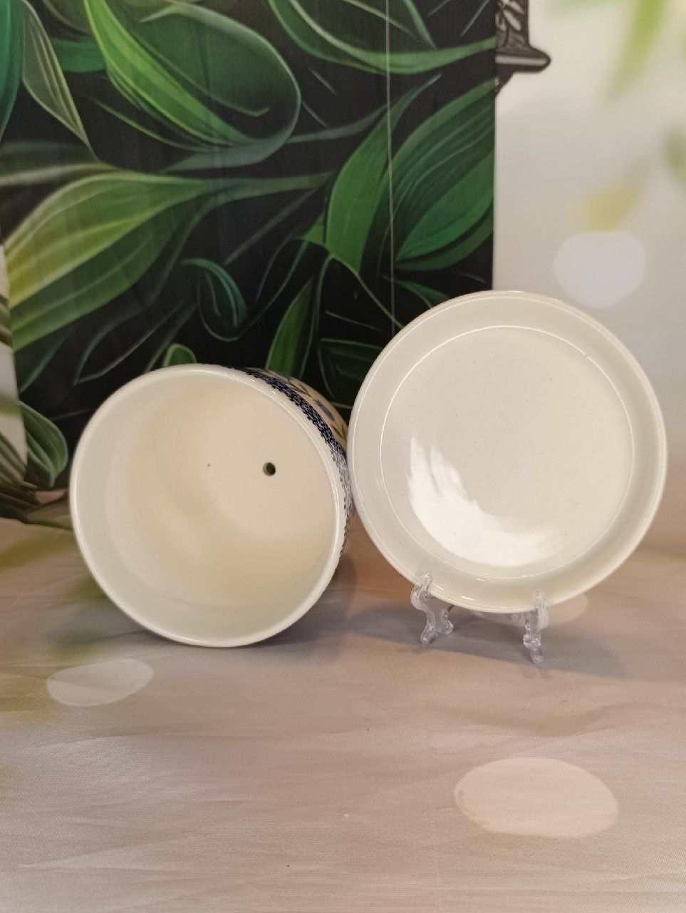 *Doniczka ceramiczna 1 litr osłonka na kwiaty ceramika Bolesławiec