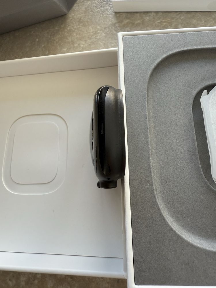 Apple Watch Ultra 2 49mm Black Titanium Case with Black Ocean Band