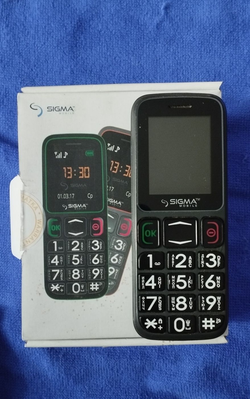 Кнопковий телефон Sigma mobile Comfort 50 Mini3 бабусефон 2SIM