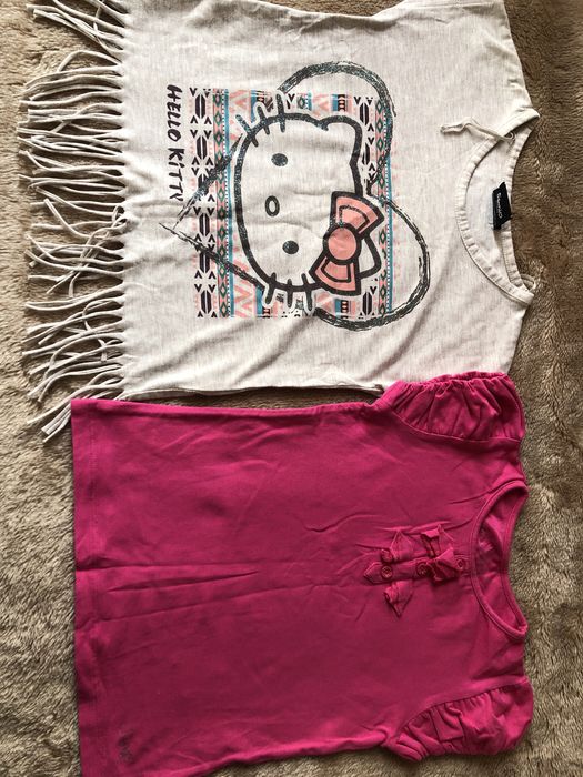 2 koszulki bawełniane rozm 106-116