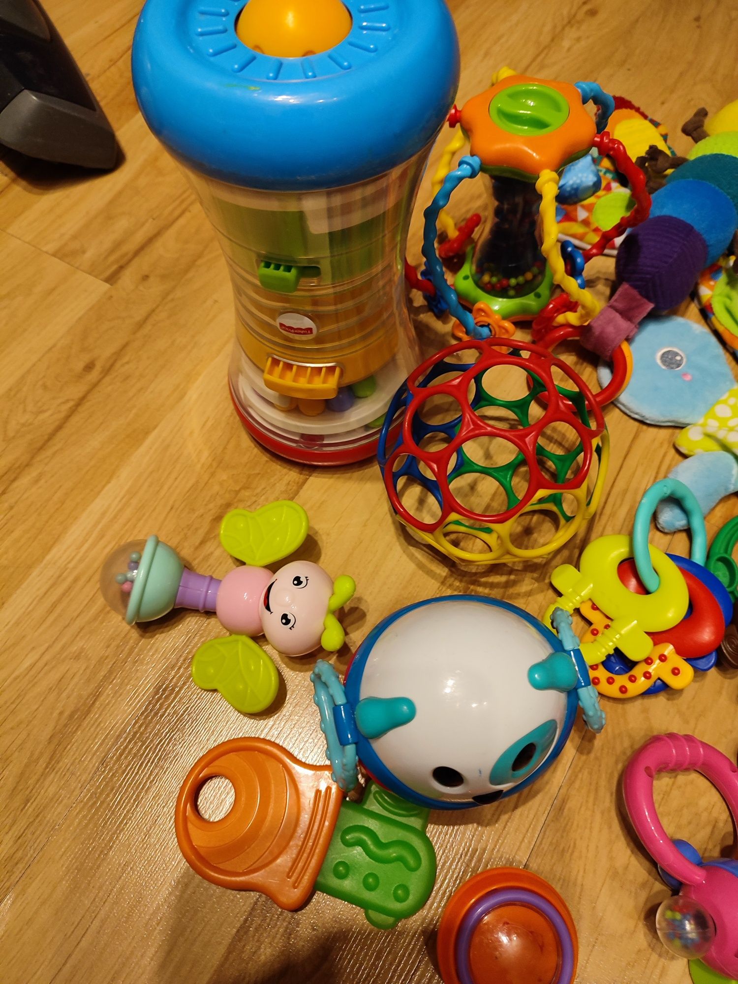 Zestaw zabawek dla malucha grzechotki zawieszki Lamaze Fisher Price