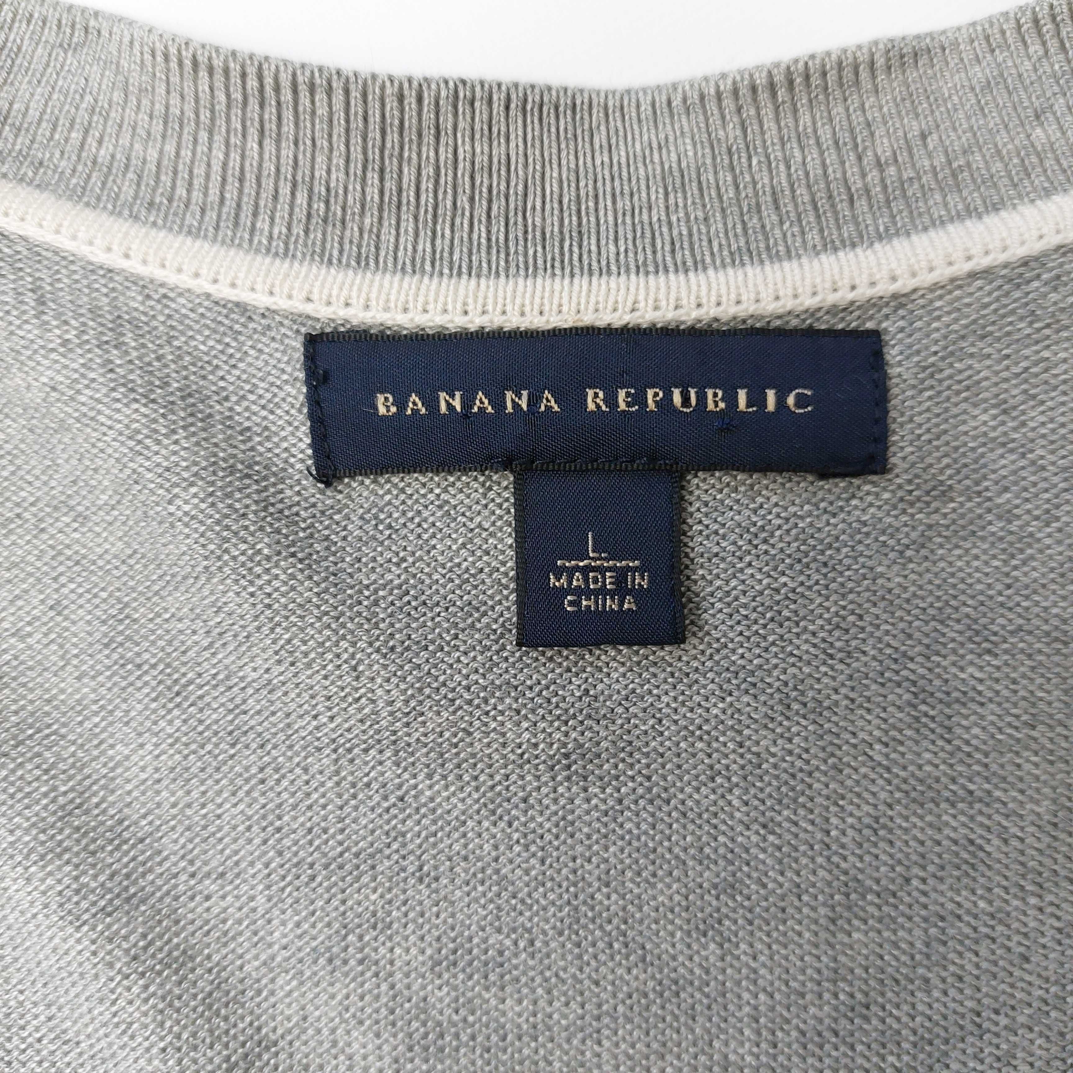 Kardigan Banana Republic L/XL 80% jedwab 5% kaszmir