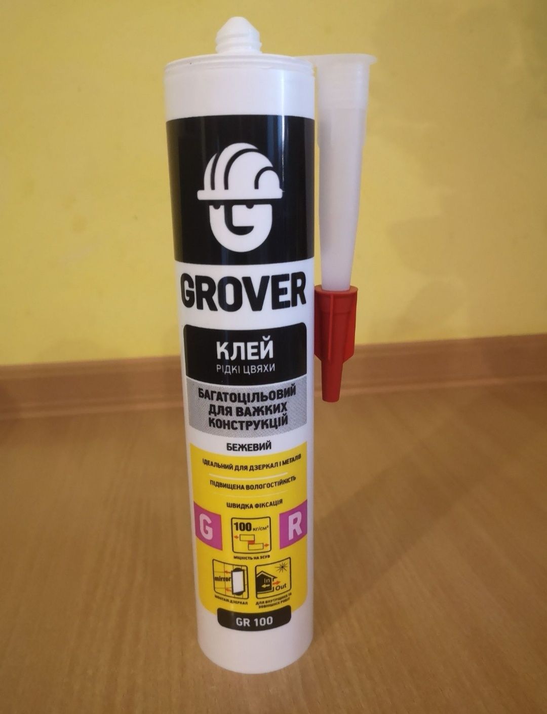 Klej montażowy Grover, beżowy, 300 ml