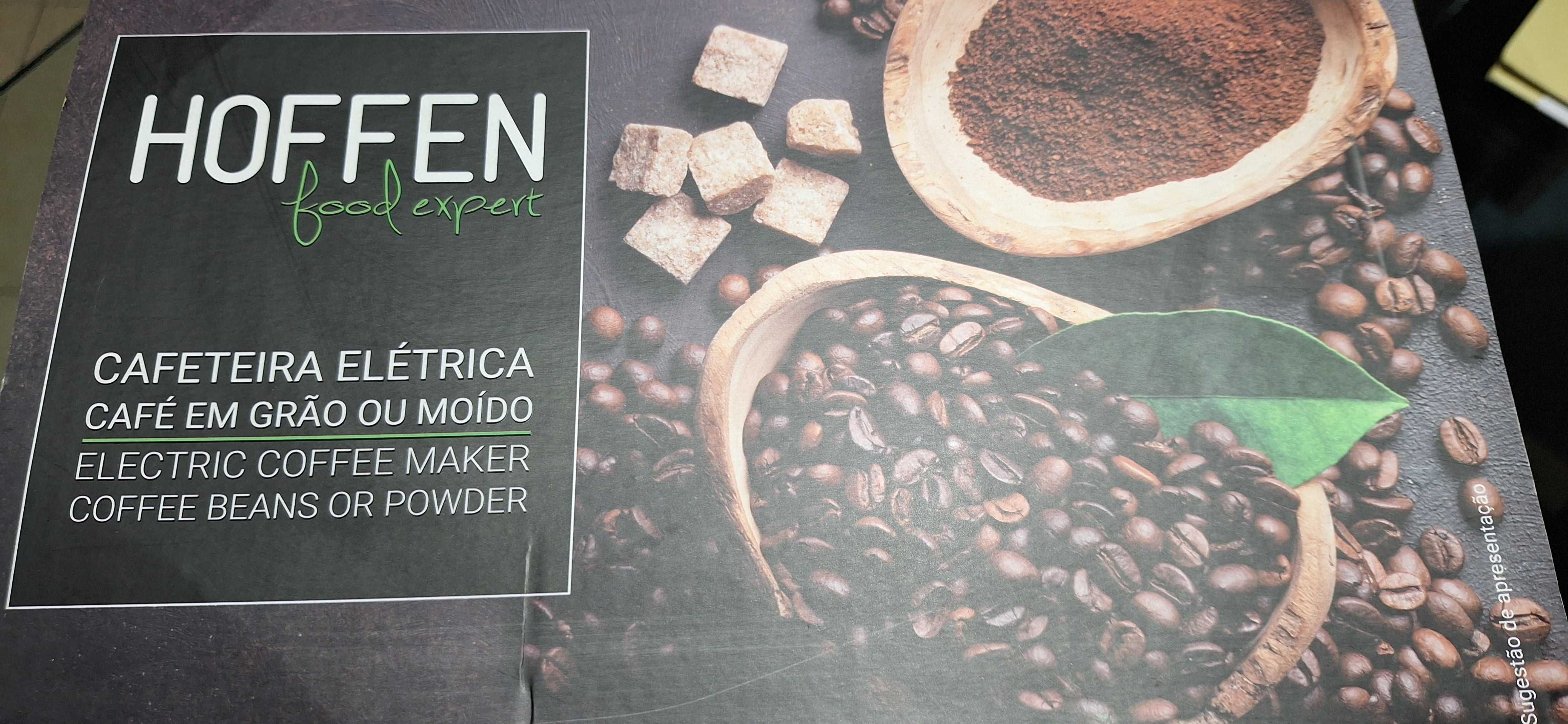 Cafeteira Hoffen (café grãos ou moído)