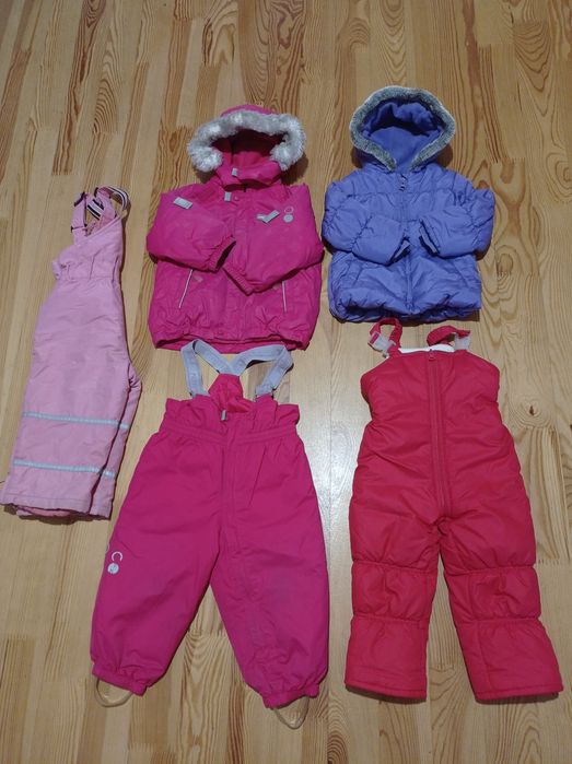 Комплект Reima tec пух, полукомбез зимний H&M  р.80-86, б/у