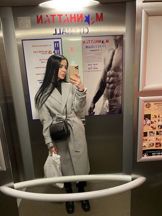 Пальто на запах xs