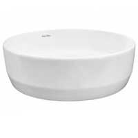 Umywalka Nablatowa Dessi Home Ekan 40cm okrągła, połysk, biały