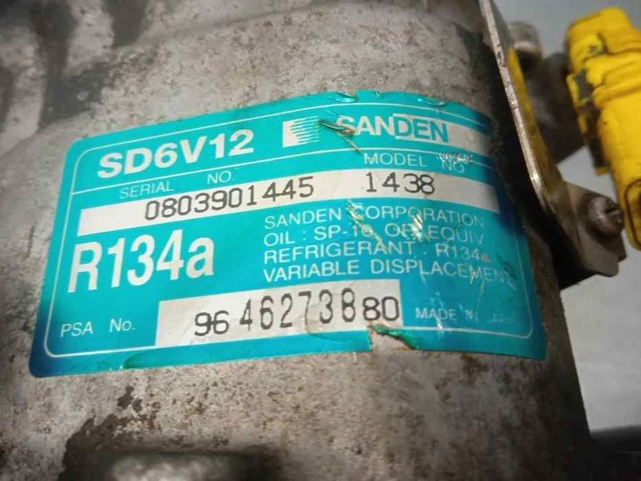 COMPRESSOR AR CONDICIONADO PEUGEOT 206 FASTBACK 2004