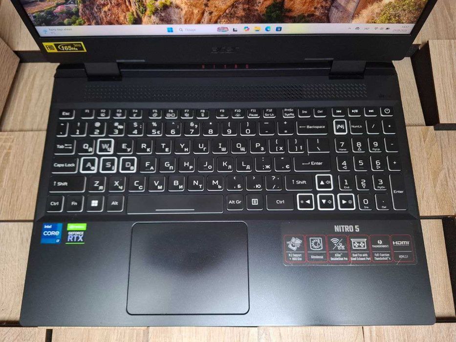 №5301 Ноутбук Acer Nitro AN515-58 15.6"/i7-12700H/SSD512/16Gb/GTX3070