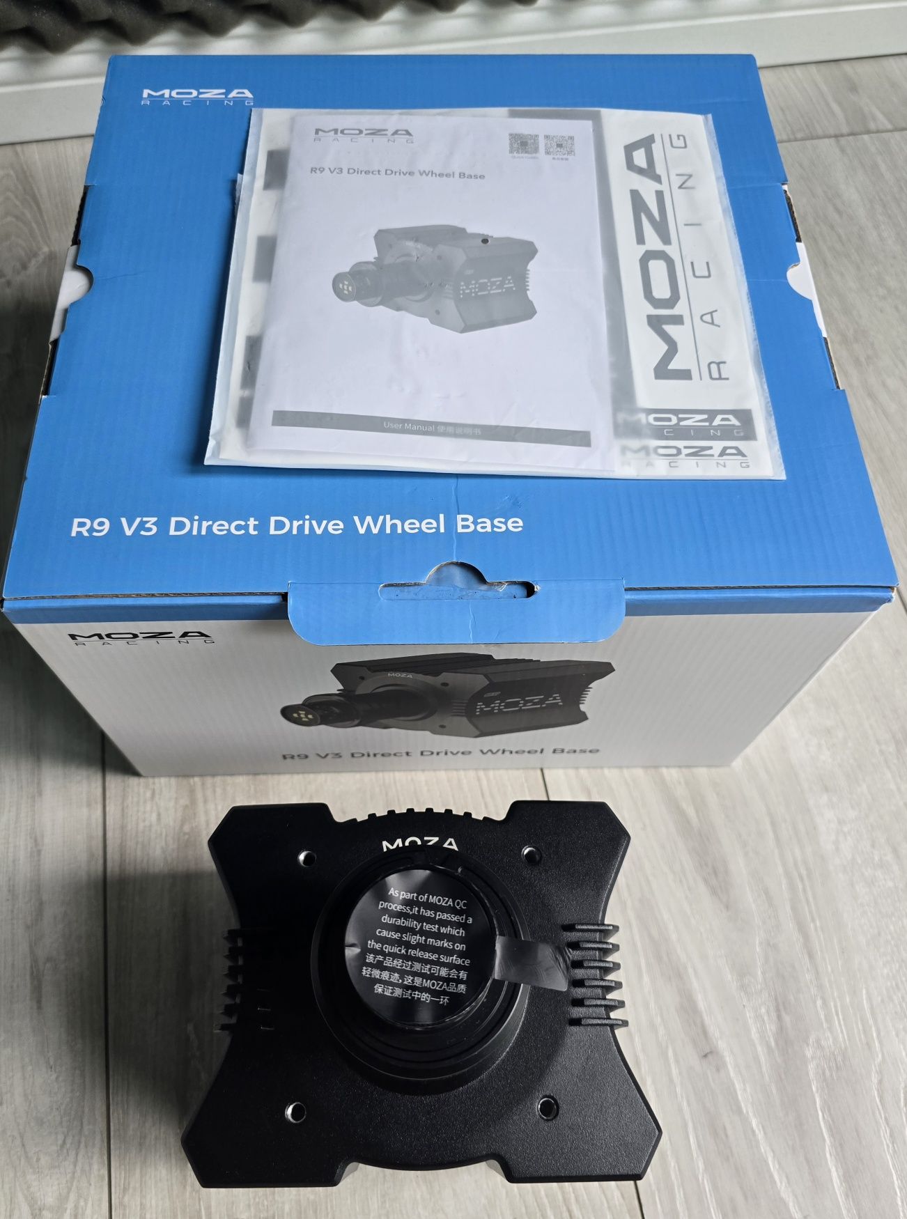 Zestaw Moza R9 v3 HGP shifter kierownica RS v2 pedały CRP 2 gwarancja