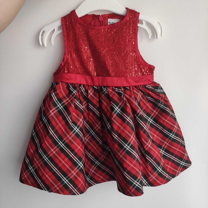 Sukienka w kratkę 68 by 5.10.15