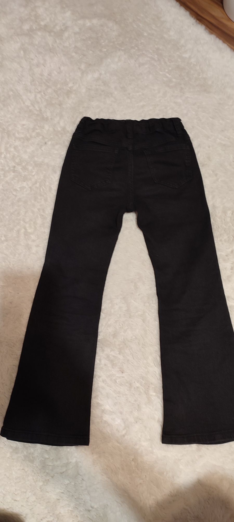 Spodnie 128 shein czarne