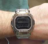 Zegarek Casio G-Shock GX-56BB-1ER King Metal srebrny.