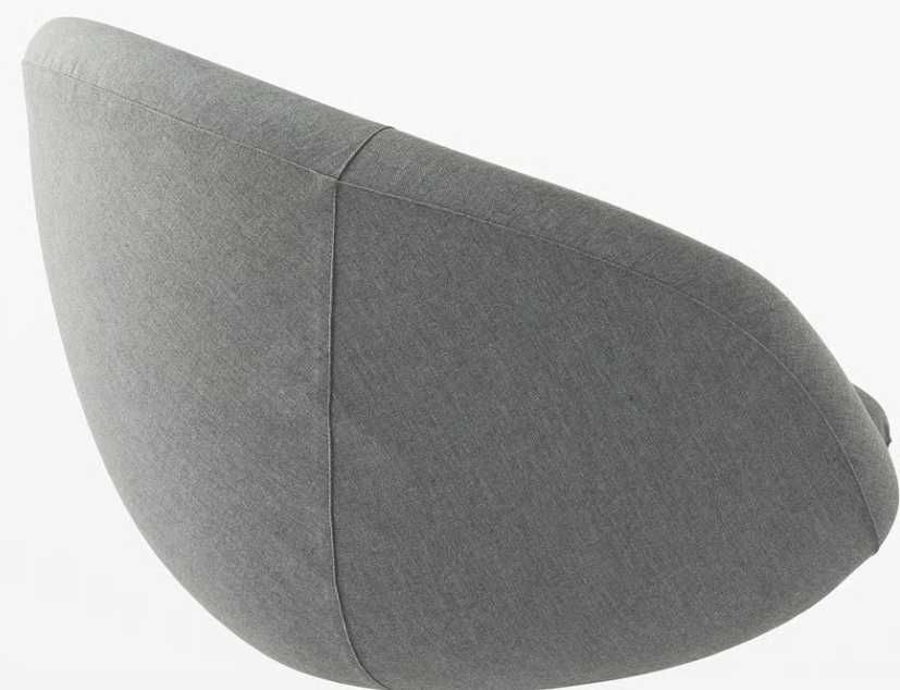 cadeira rotativa cizenta ikea