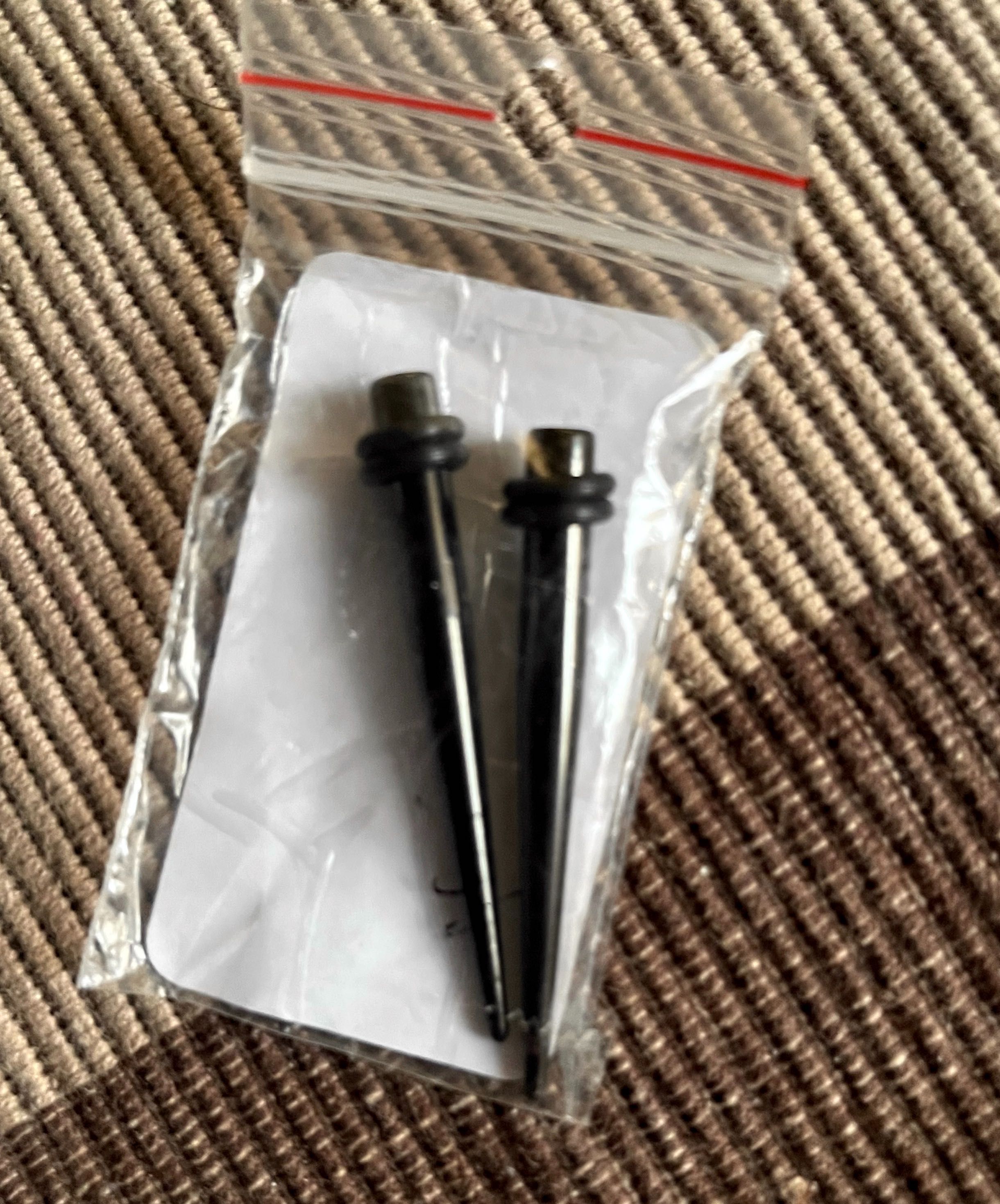 2x taper rozciągacz rozpychacz gauge 5 mm czarny stal tunel nowe