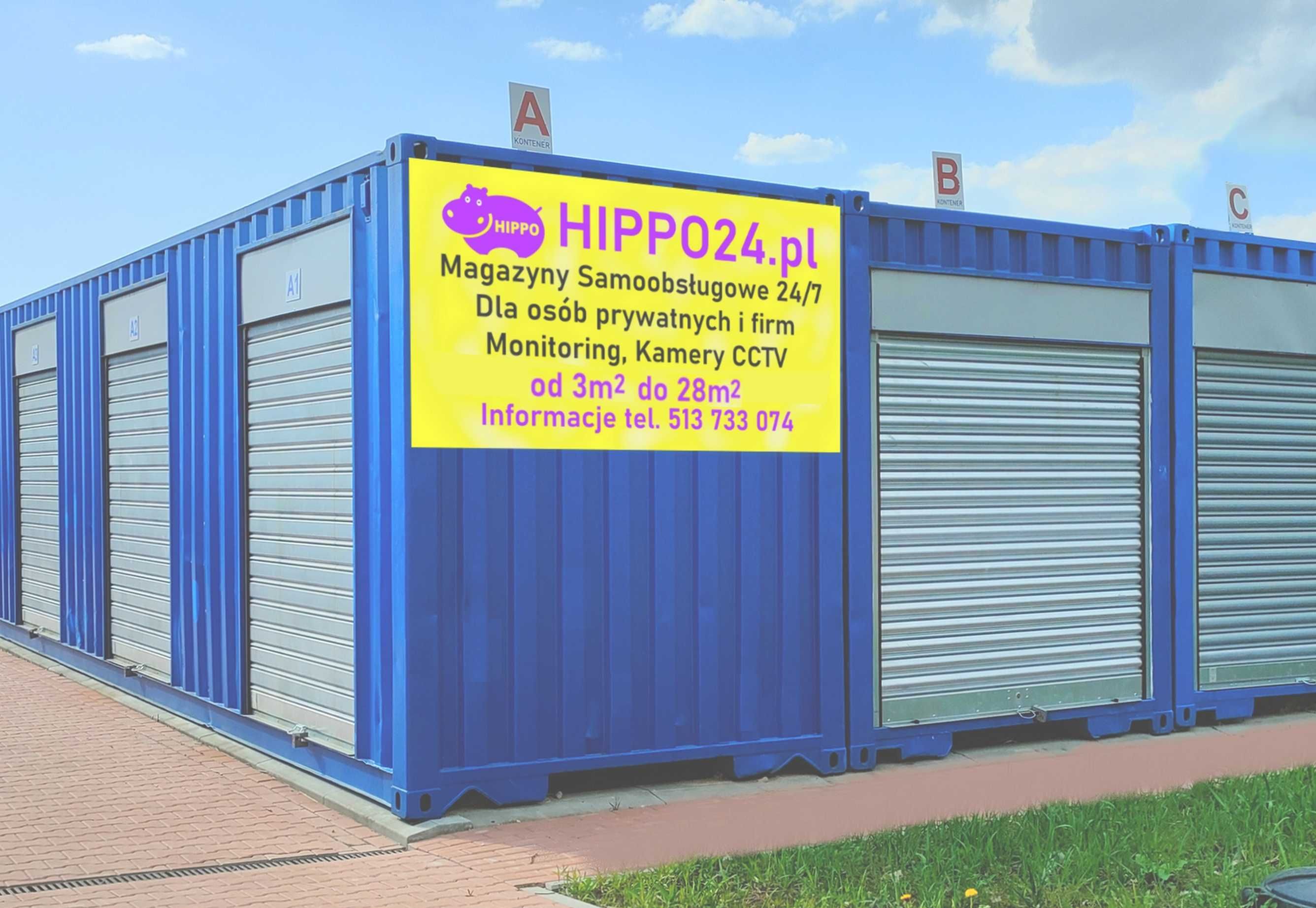 14m2 / h2,7m Self Storage HIPPO24 Magazyny Samoobsługowe Wwa Ursynów.