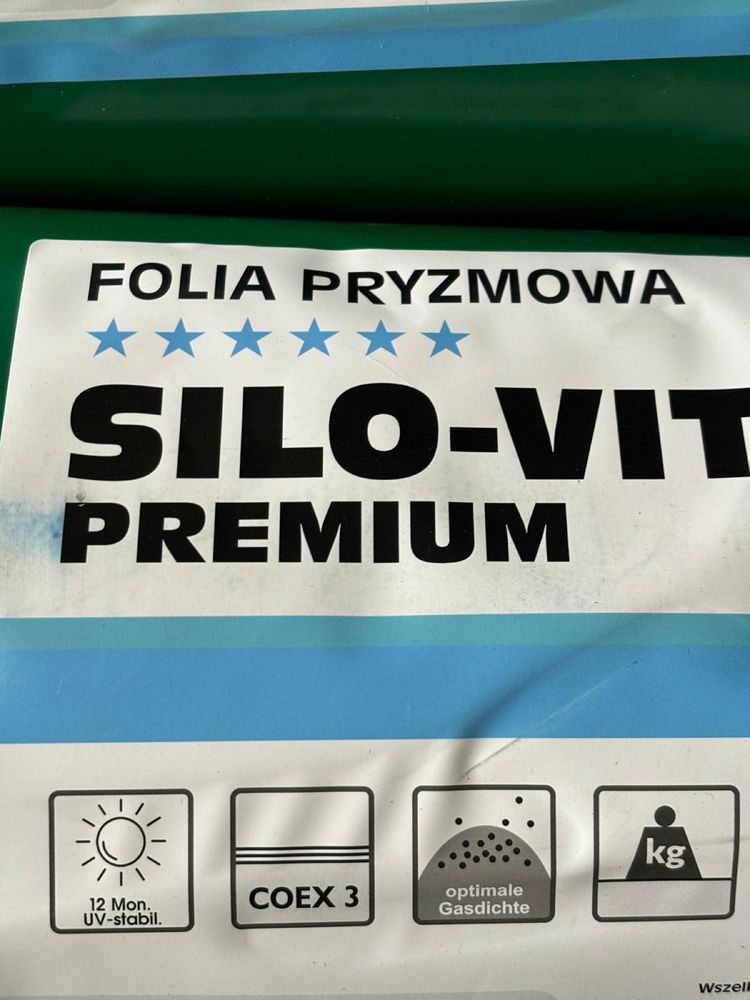 Folia pryzmowa kiszonkarska czarno-biała 10m x 33m SILO-VIT