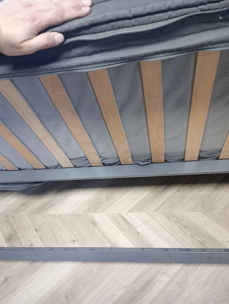 Łóżko kanapa ikea materace piankowe pokrowiec sciagany do prania bardz