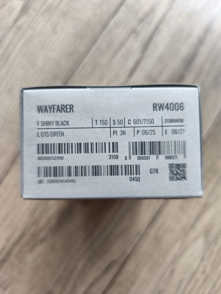 Ray Ban Meta Wayfarer  nowe okulary