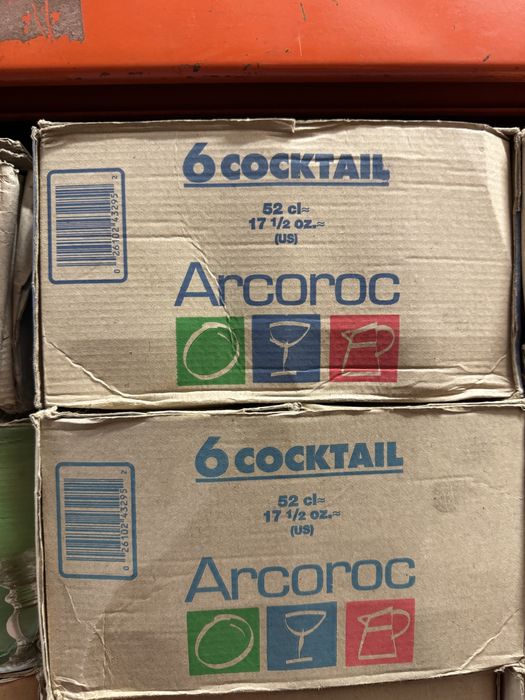 Taças de vidro cocktail / gelado