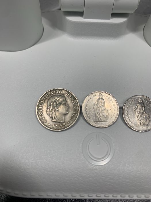 Suiça Moedas Colecionador Confoederatio Helvetica 1953, 1992/3