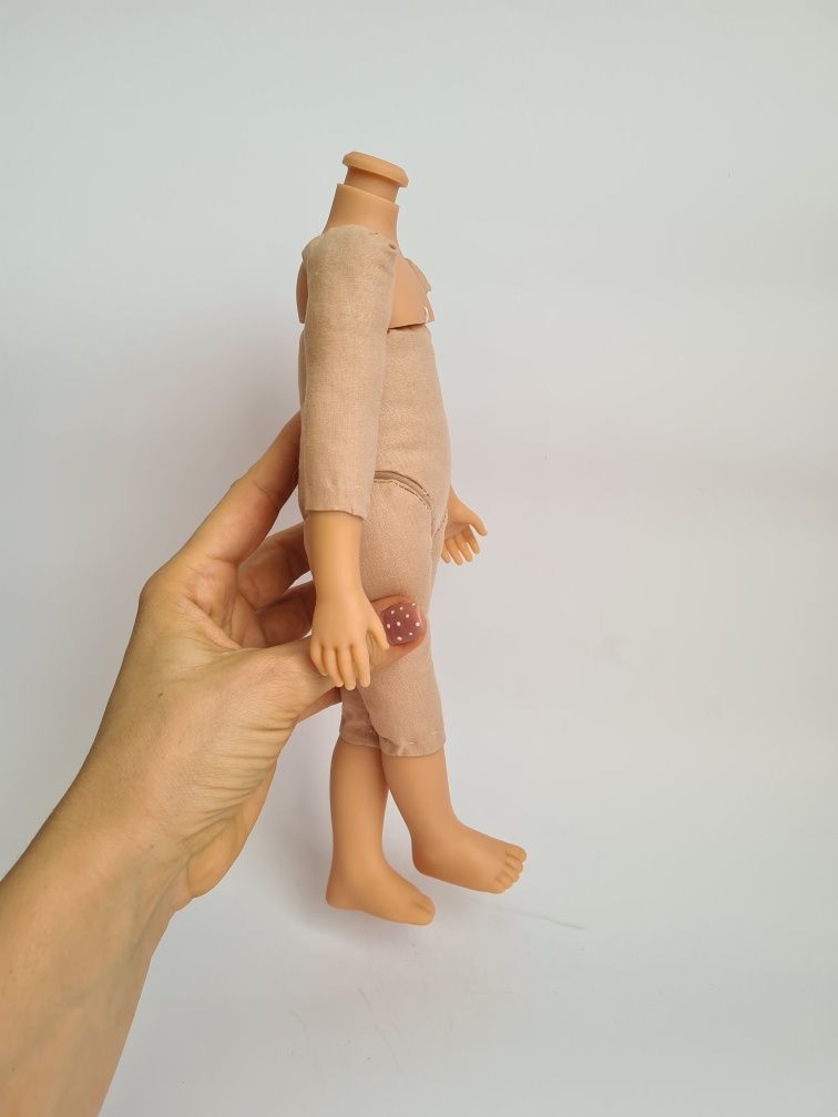 Готовое Мягкое текстильное подвижное тело для куклы Паола Рейна