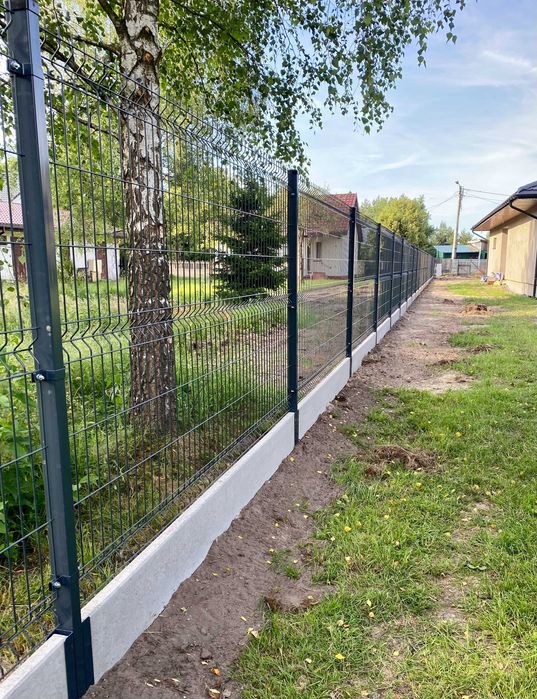 Ogrodzenie Panelowe 3D + Podmurówka Panele Ogrodzeniowe Wyszków