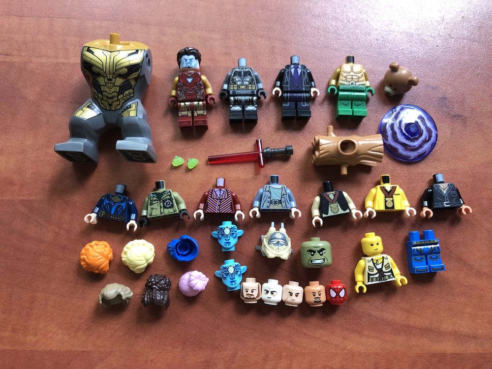 Lego star wars figurki marvel harry potter czesci