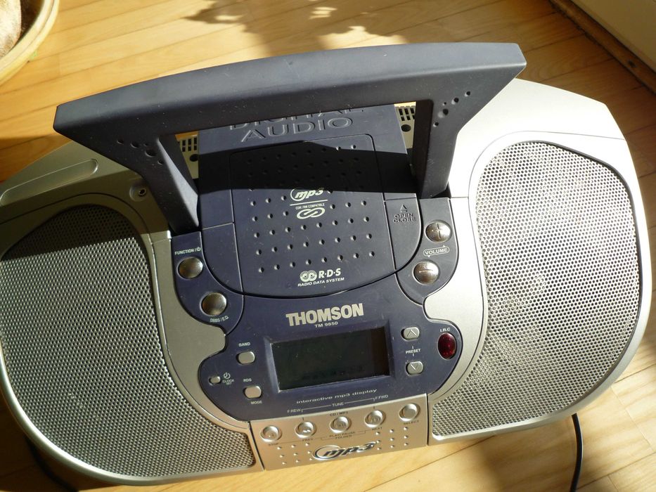 2x10W THOMSON Wielki Boombox radio + CD radioodtwarzacz